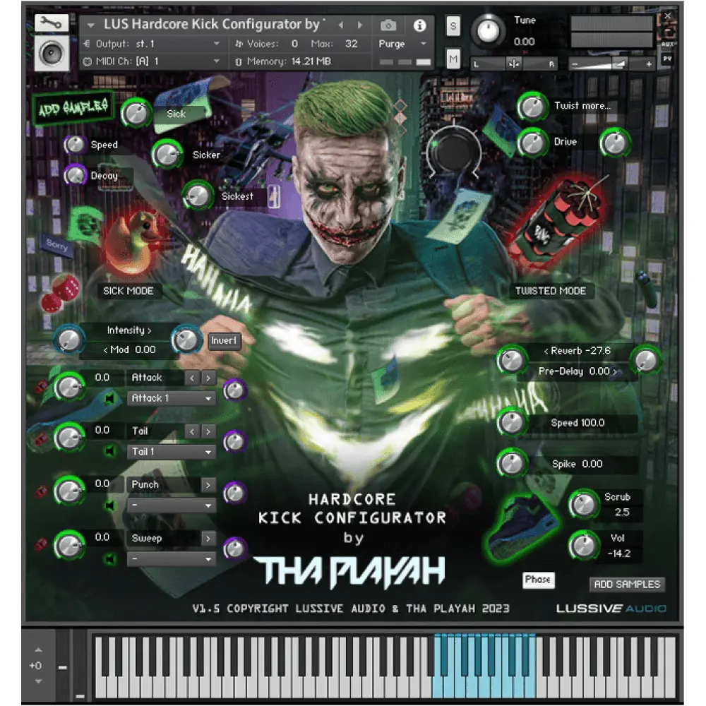 Lussive Audio Hardcore Kick Configurator by Tha Playah